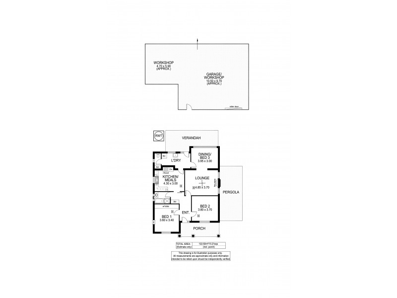 9 Collins Avenue, Edwardstown SA 5039 Floorplan