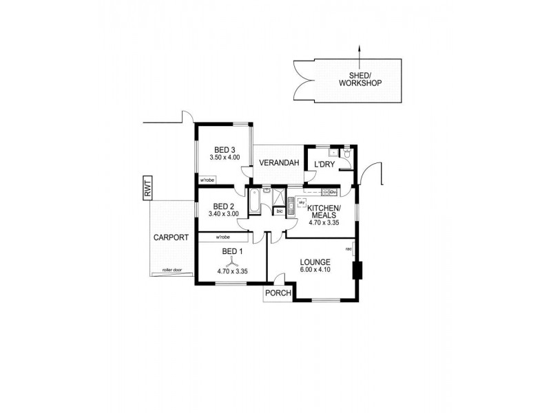 23 Baker Street, Glengowrie SA 5044 Floorplan