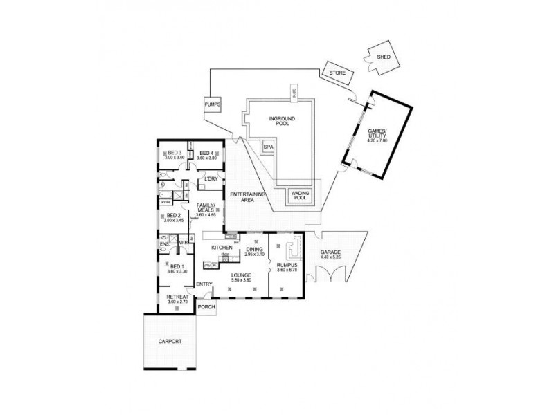 3 Mazda Court, Aberfoyle Park SA 5159 Floorplan