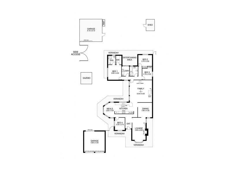 4 Shire Court, Woodcroft SA 5162 Floorplan