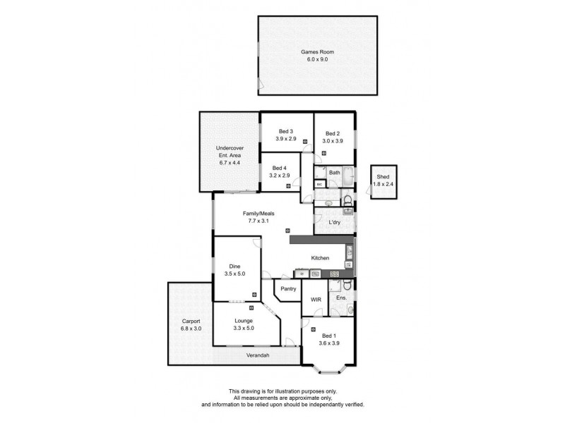 17 Waverley Drive, Willunga SA 5172 Floorplan