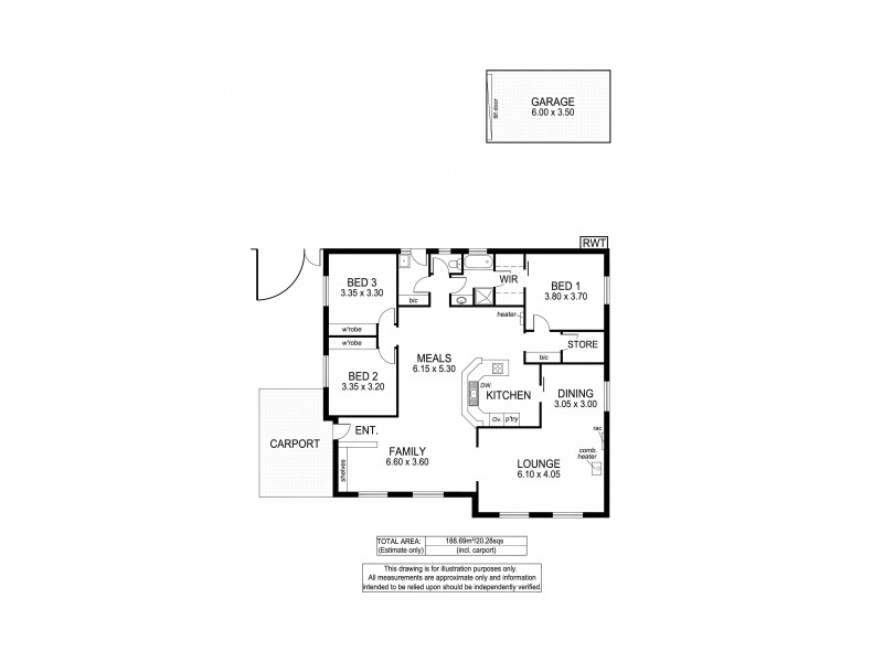 174 Perry Barr Road, Hallett Cove SA 5158 Floorplan