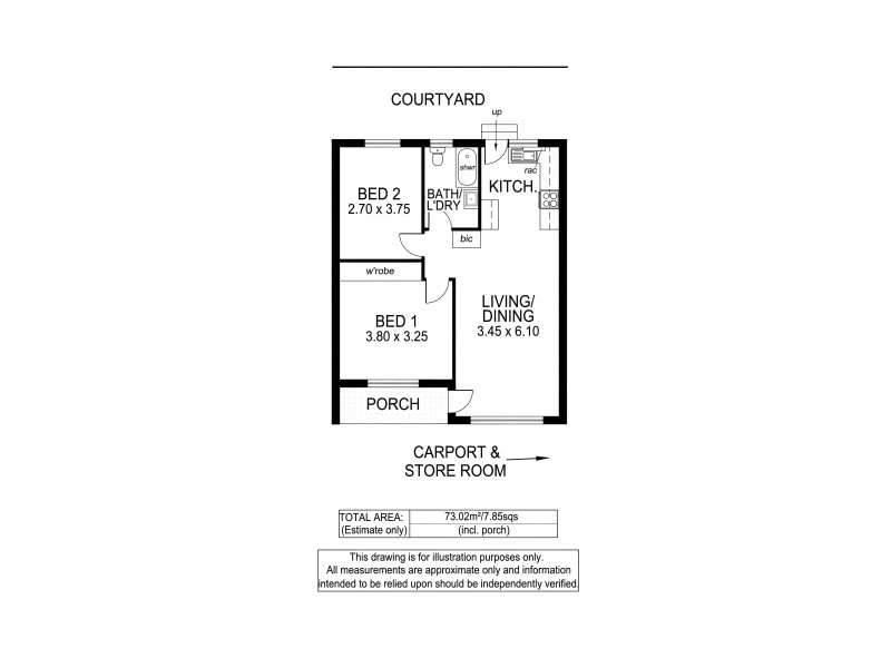 4/3 Second Avenue, Glenelg East SA 5045 Floorplan