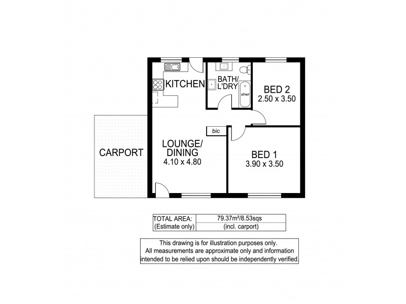 3/3A Heath Street, Bedford Park SA 5042 Floorplan
