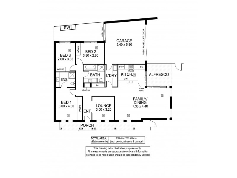 1B Virgo Avenue, Warradale SA 5046 Floorplan