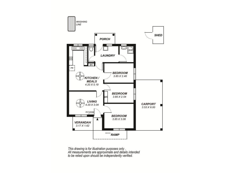 3A Lutana Crescent, Mitchell Park SA 5043 Floorplan
