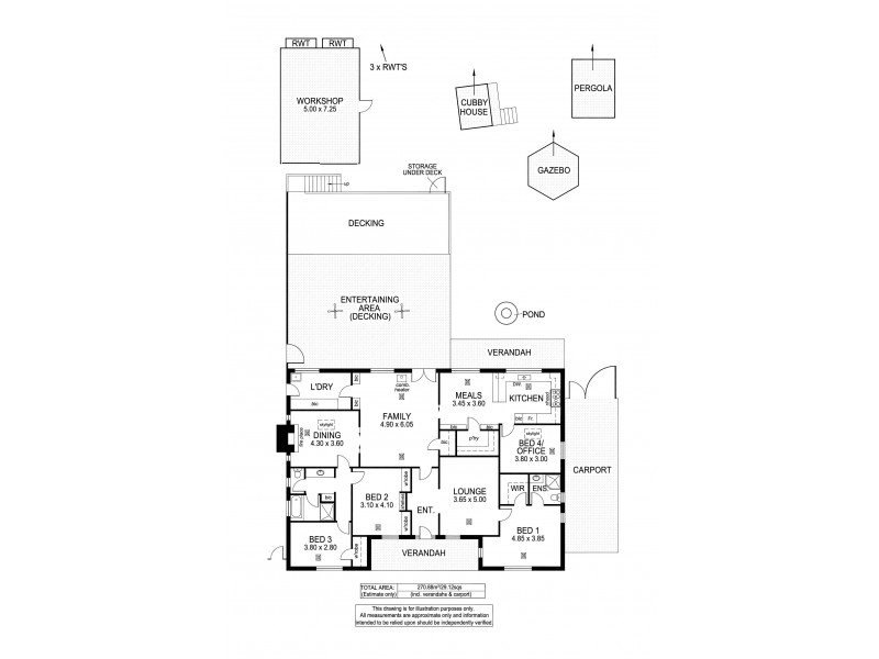 3 Heron Place, Flagstaff Hill SA 5159 Floorplan