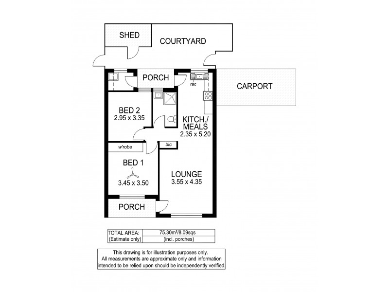 1/9 Kelvin Avenue, Warradale SA 5046 Floorplan