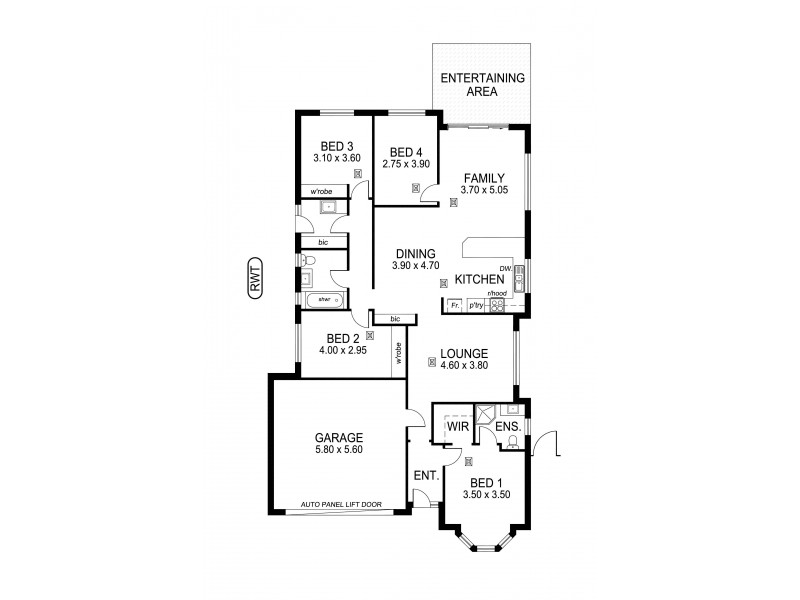 2A Shetland Avenue, Marion SA 5043 Floorplan