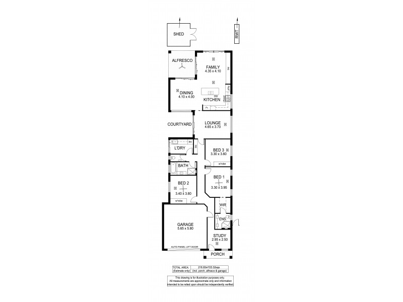 1 Woodfield Avenue, Warradale SA 5046 Floorplan
