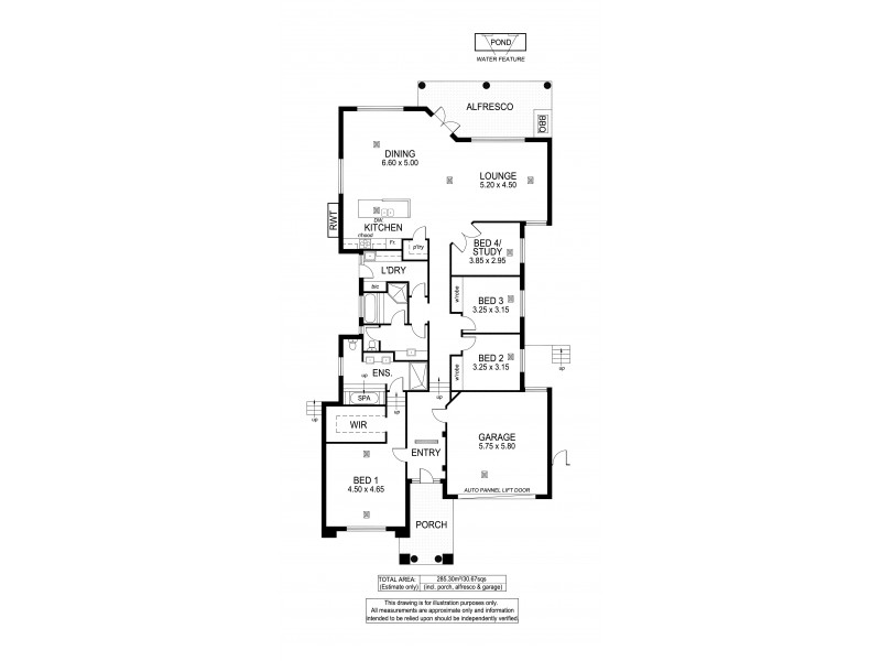 99 Highfield Drive, Craigburn Farm SA 5051 Floorplan