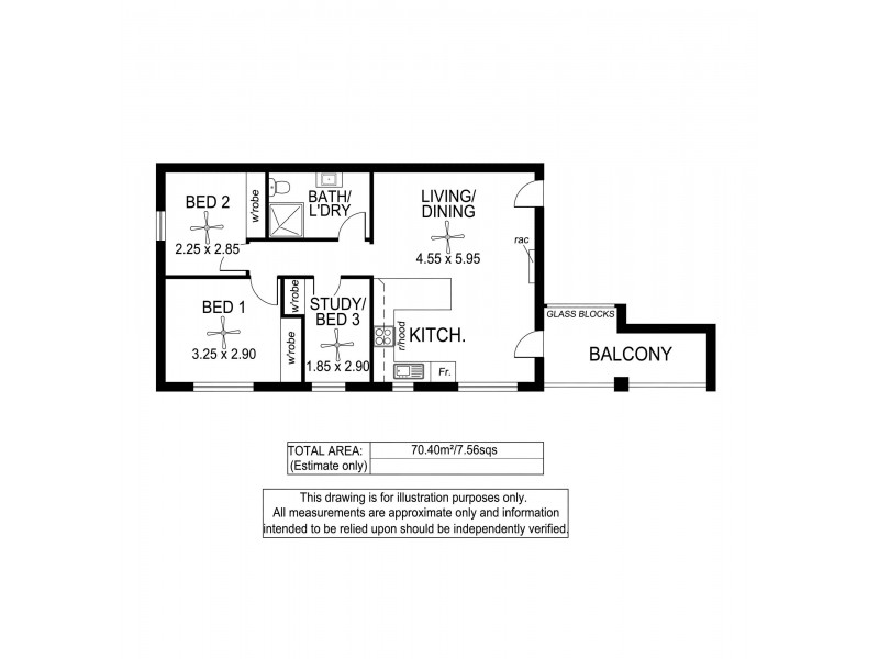 9/35 Nile Street, Glenelg SA 5045 Floorplan