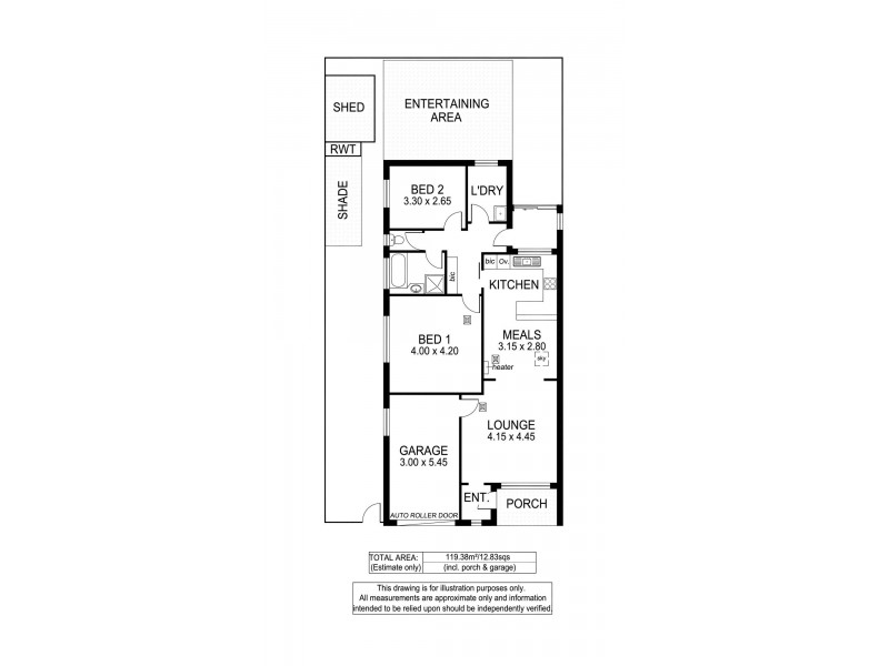1/1A Kearnes Road, Oaklands Park SA 5046 Floorplan