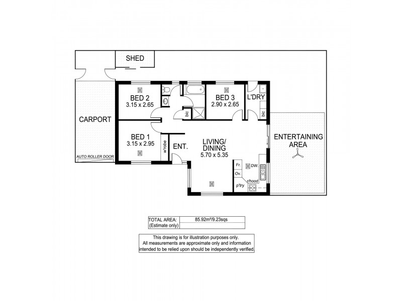 2/3 Fenner Avenue, Cowandilla SA 5033 Floorplan