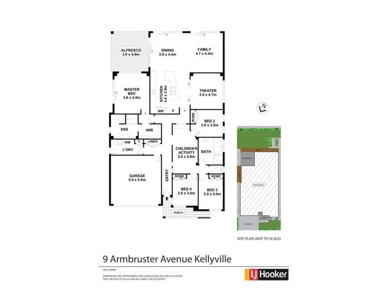 9 Armbruster Avenue, Kellyville NSW 2155 Floorplan