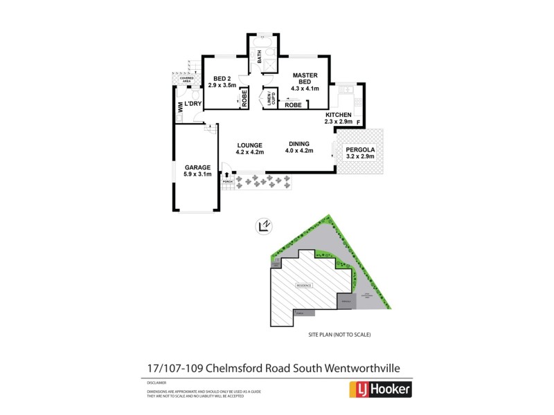 17/107-109 Chelmsford Road, South Wentworthville NSW 2145 Floorplan