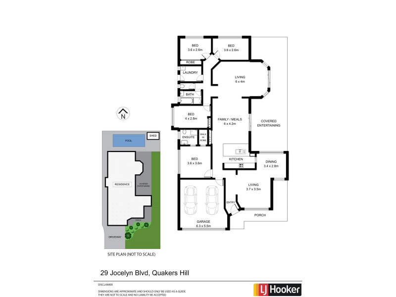 29 Jocelyn Boulevarde, Quakers Hill NSW 2763 Floorplan