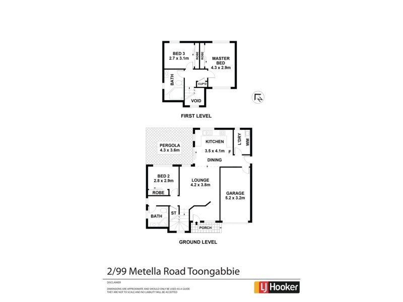 2/99 Metella Road, Toongabbie NSW 2146 Floorplan