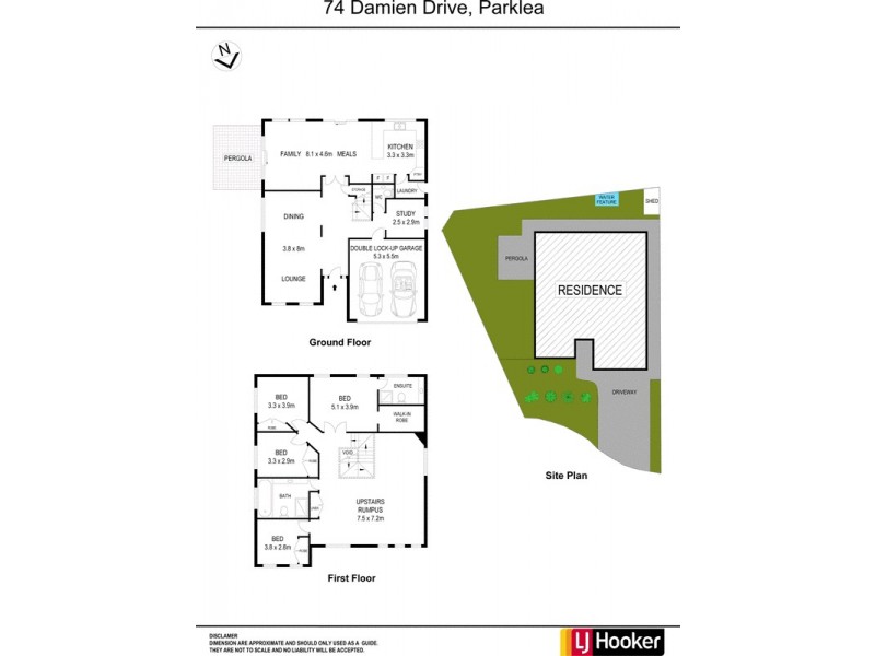 74 Damien Drive, Parklea NSW 2768 Floorplan