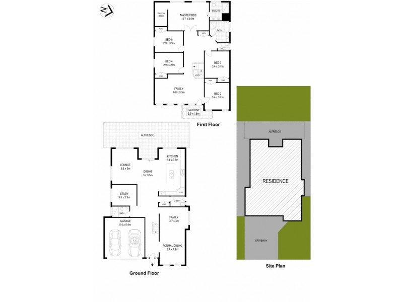 3 Stonehaven Avenue, Kellyville Ridge NSW 2155 Floorplan