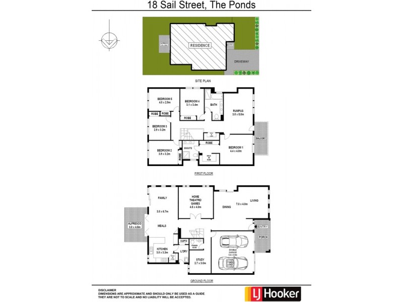 18 Sail Street, The Ponds NSW 2769 Floorplan