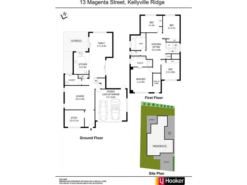 13 Magenta Street, Kellyville Ridge NSW 2155 Floorplan