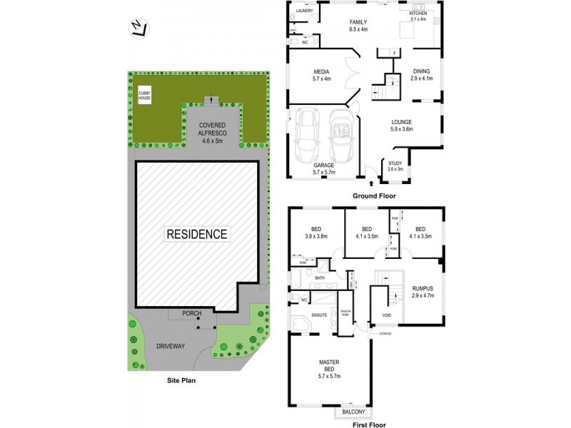 18 Bentwood Terrace, Stanhope Gardens NSW 2768 Floorplan