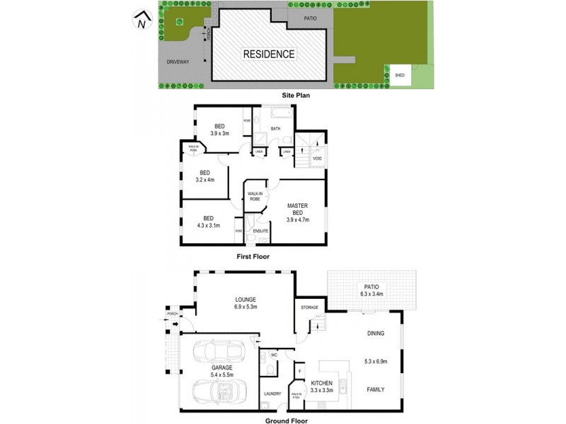 4 Deneden Avenue, Kellyville Ridge NSW 2155 Floorplan