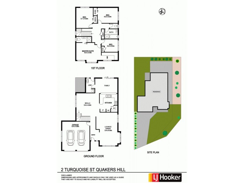 2 Turquoise Street, Quakers Hill NSW 2763 Floorplan