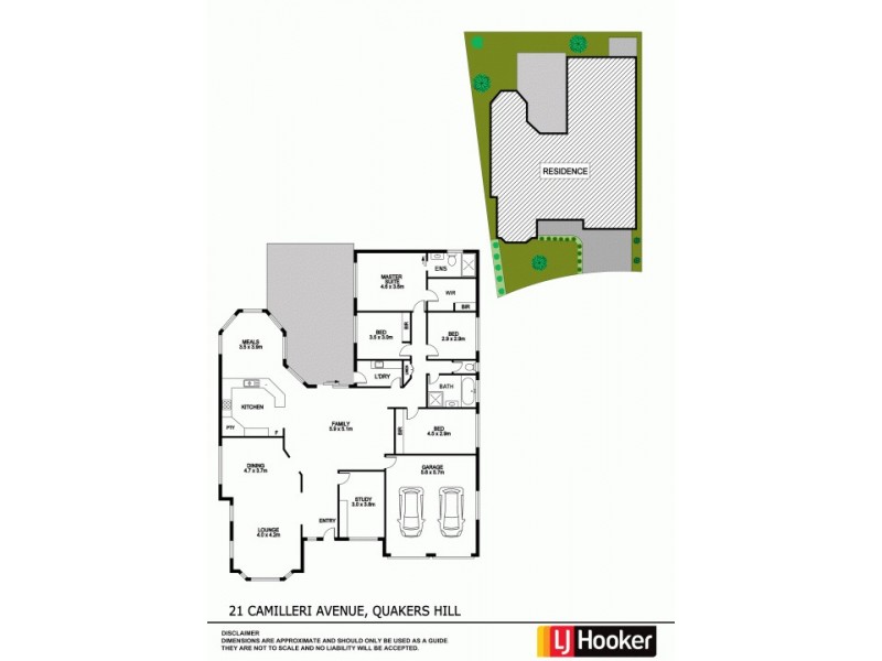 21 Camilleri Avenue, Quakers Hill NSW 2763 Floorplan