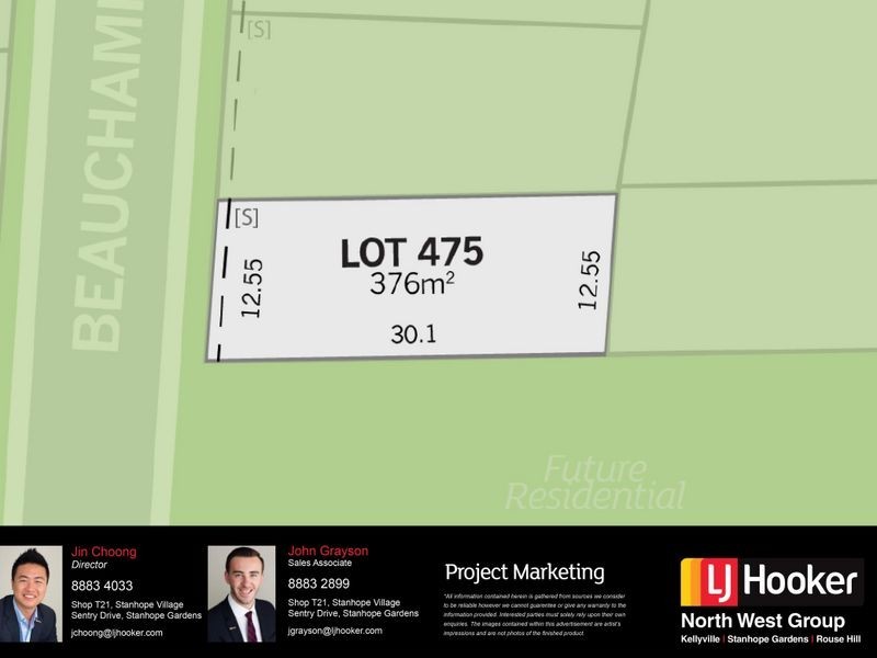Lot 475 Beauchamp Road, The Ponds NSW 2769