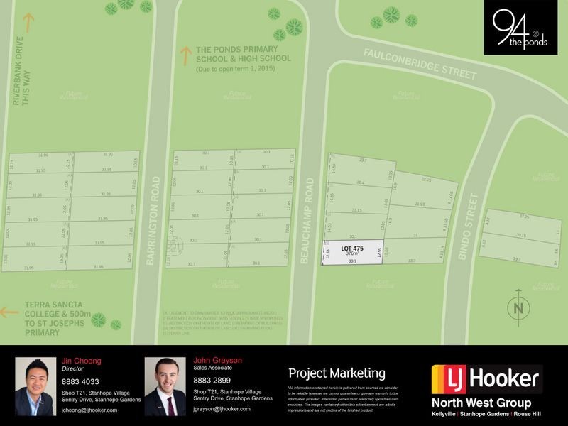 Lot 475 Beauchamp Road, The Ponds NSW 2769