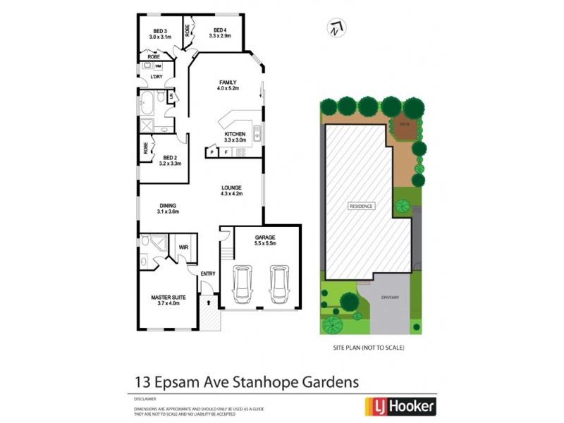 13 Epsam Avenue, Stanhope Gardens NSW 2768 Floorplan