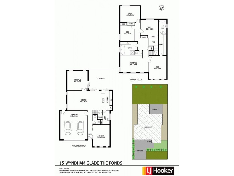 15 Wyndham Glade, The Ponds NSW 2769 Floorplan