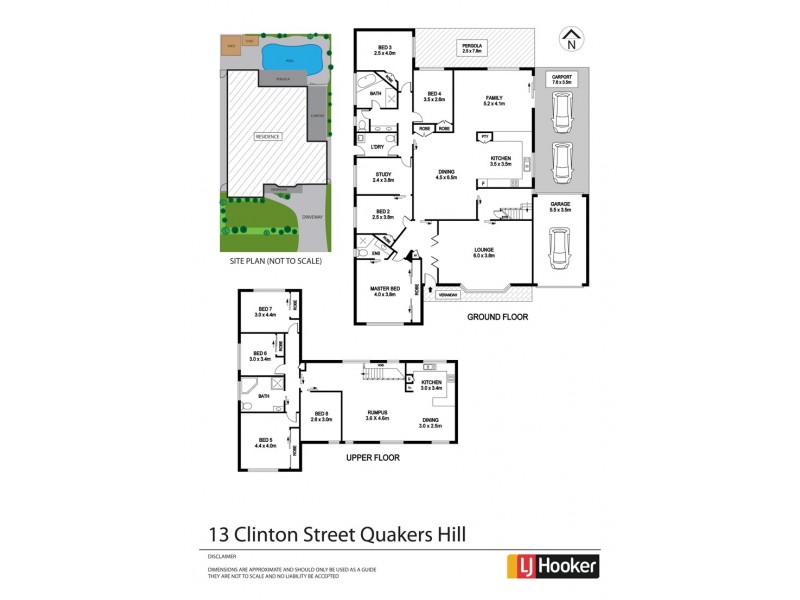 13 Clinton Street, Quakers Hill NSW 2763 Floorplan