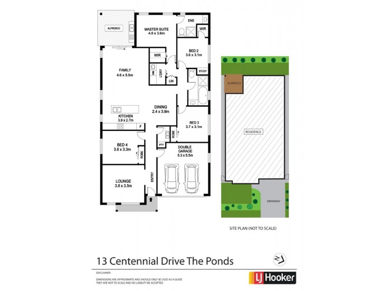 13 Centennial Drive, The Ponds NSW 2769 Floorplan