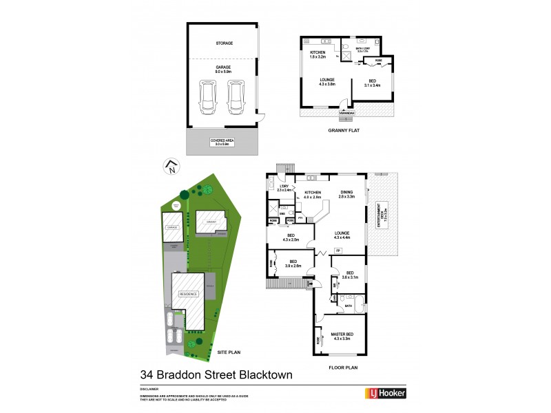 34 Braddon Street, Blacktown NSW 2148 Floorplan