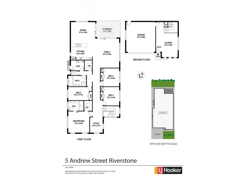 5 Andrew Street, Riverstone NSW 2765 Floorplan
