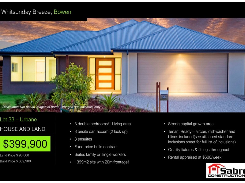 50 (Lot 33 Banks Drive, Bowen QLD 4805