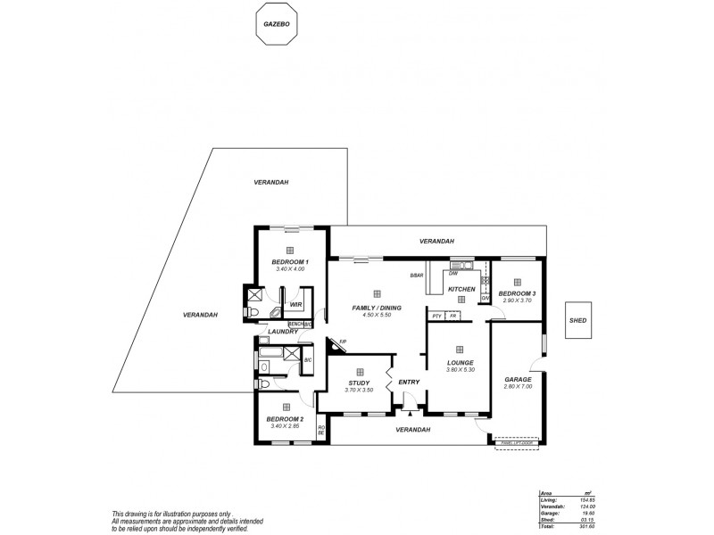 15 Cambridge Terrace, Hillbank SA 5112 Floorplan