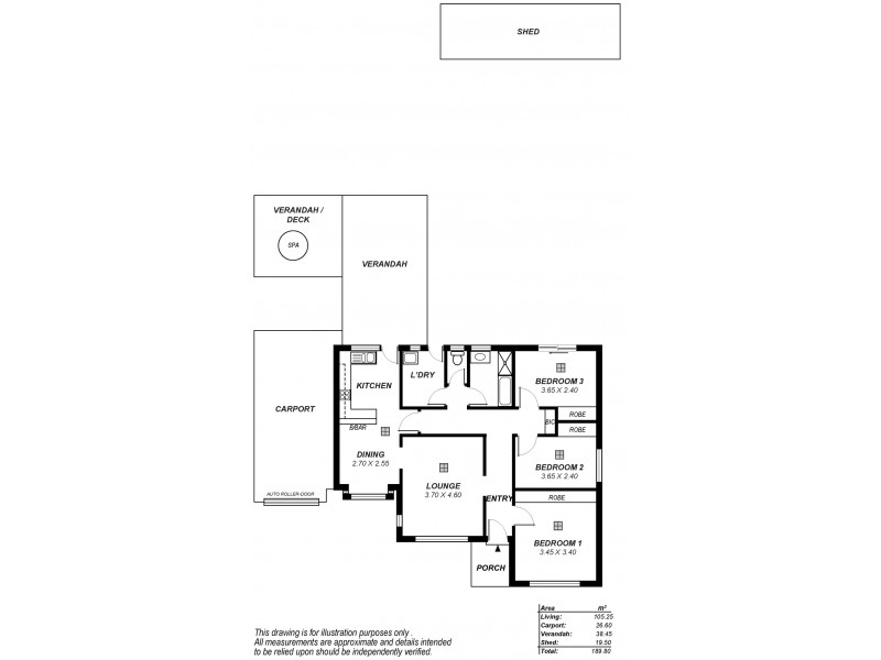 455 Milne Road, Ridgehaven SA 5097 Floorplan