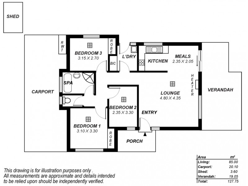 10 Boon Court, Paralowie SA 5108 Floorplan