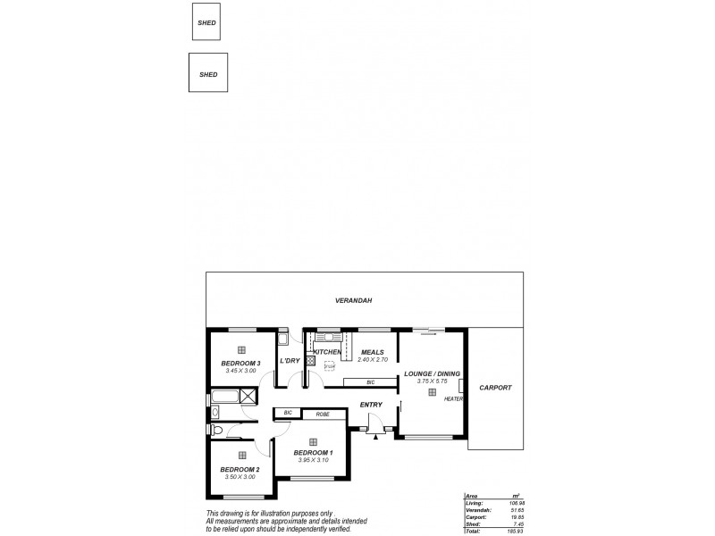 16 Trim Drive, Ridgehaven SA 5097 Floorplan