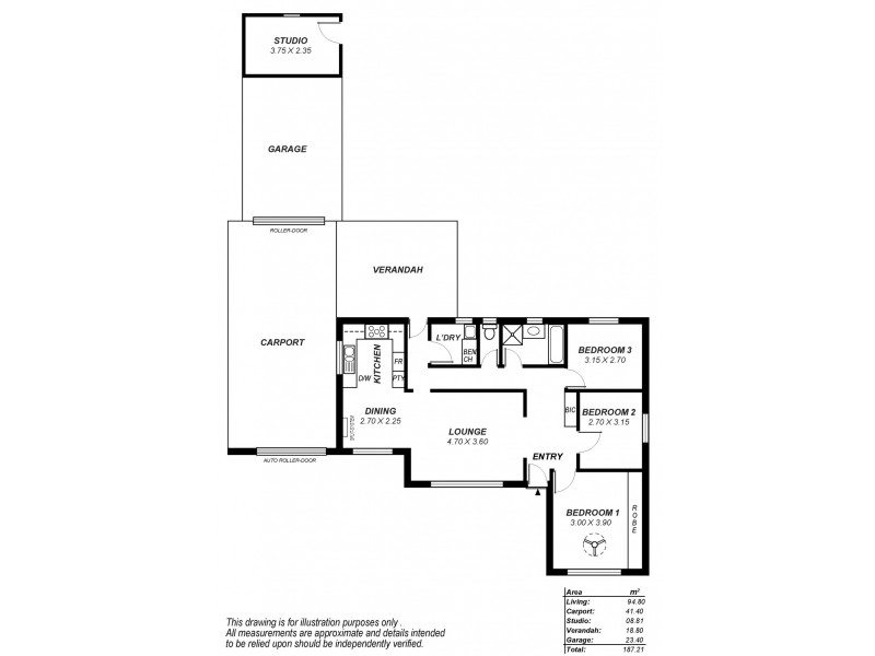 16 Peenar Grove, Dernancourt SA 5075 Floorplan