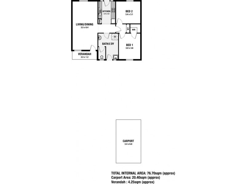 53 Codd Street, Para Hills West SA 5096 Floorplan