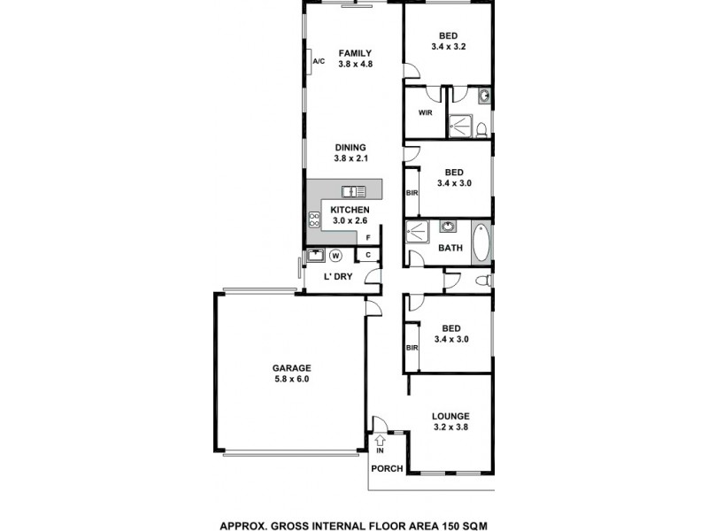 15 St Clair Avenue, Andrews Farm SA 5114 Floorplan