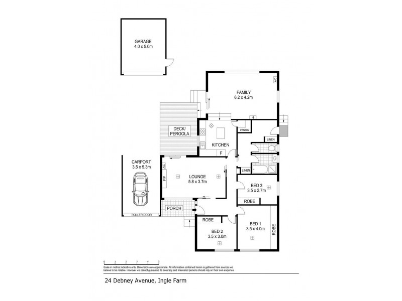 24 Debney Avenue, Ingle Farm SA 5098 Floorplan