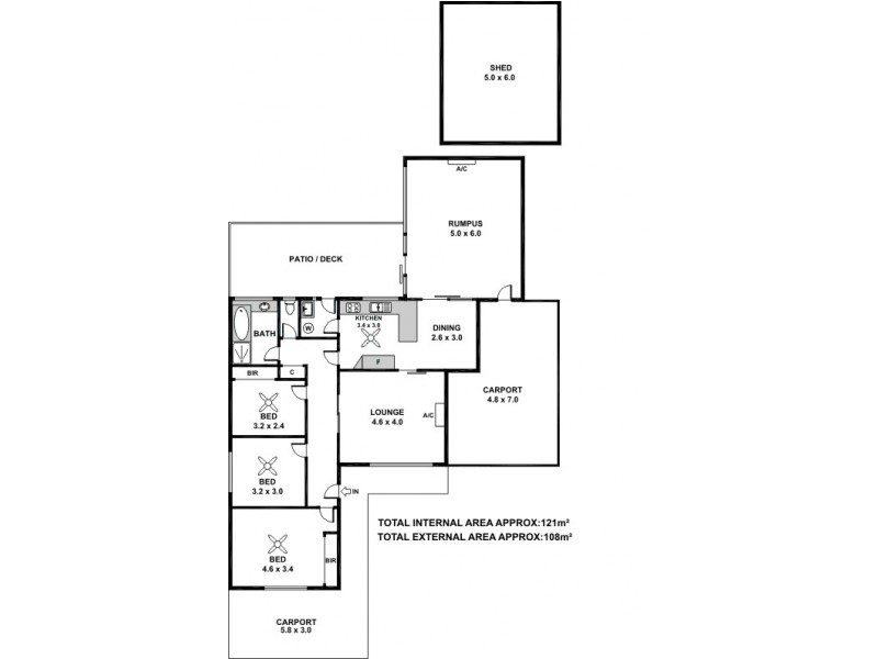70 Marrett Drive, Ingle Farm SA 5098 Floorplan