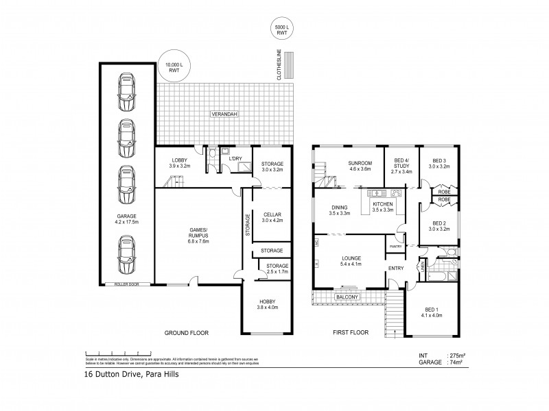 16 Dutton Drive, Para Hills SA 5096 Floorplan