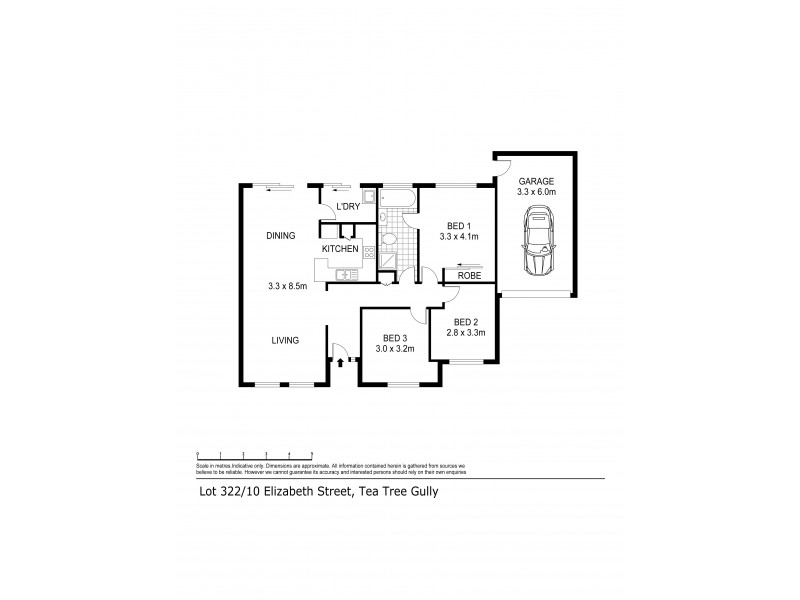 10(Lt 322) Elizabeth Street, Tea Tree Gully SA 5091 Floorplan